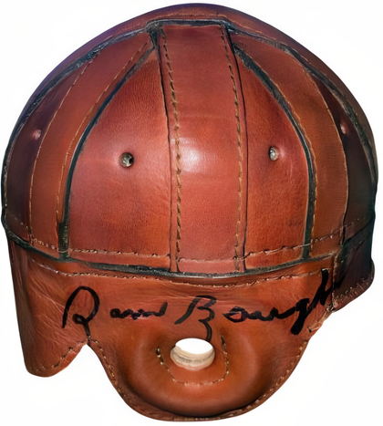 Sam/Sammy Baugh Signed Vintage 1930’s 1940’s Leather Glory Mini Helmet  Beckett Review (Hof/Tcu/Washington/Rare)