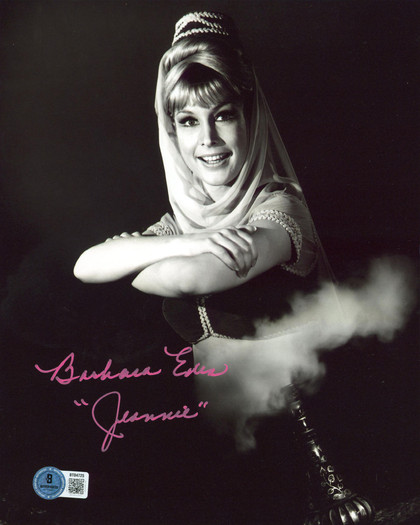 Barbara Eden I Dream of Jeannie "Jeannie" Signed 8x10 Vertical Photo BAS BT04725
