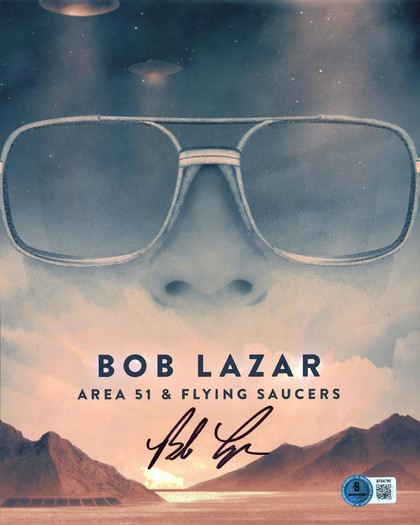 Bob Lazar Area 51 & Flying Saucers Authentic Signed 8x10 Photo BAS #BT04799