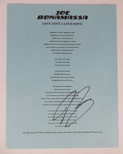 Love Ain't A Love Song