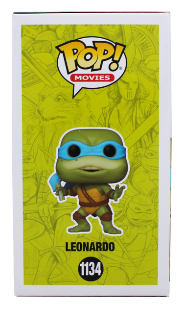Kevin Eastman TMNT Signed Leonardo #1134 Funko Pop Figure w/ Sketch BAS #BT57767