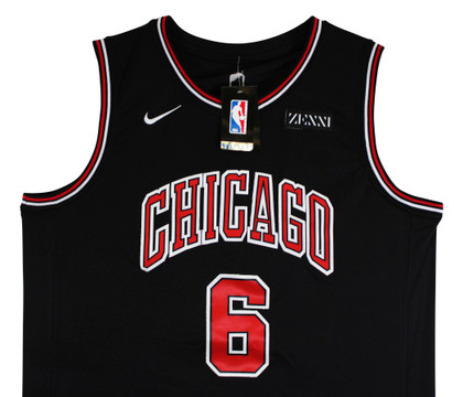 Bulls Alex Caruso Authentic Signed Black Nike Swingman Jersey PSA/DNA #AL51244