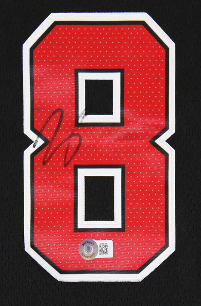 Bulls Zach LaVine Authentic Signed Black Nike Swingman Jersey BAS #BK88788