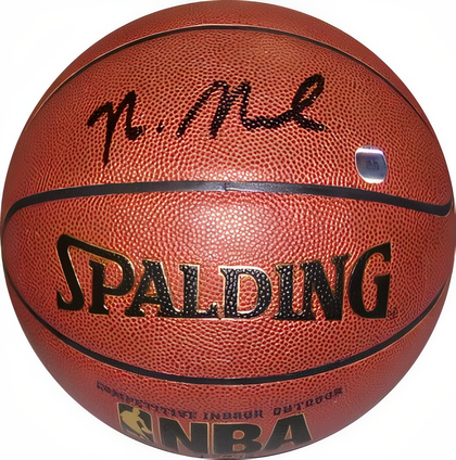 Nerlens Noel Signed Spalding Nba I/O Basketball (Kentucky Wildcats/Oklahoma Thunder)
