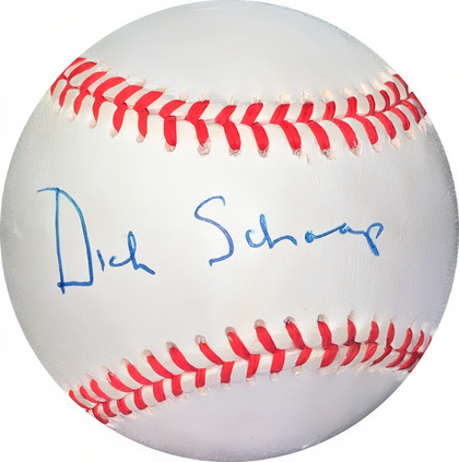 Dick Schaap Signed Ronl Rawlings Official National League Baseball  Jsa Hologram #Ee41667 (Espn/The Sports Reporters)