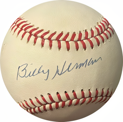 Billy Herman Signed Ronl Rawlings Official National League Baseball Imperfect (Chicago Cubs)