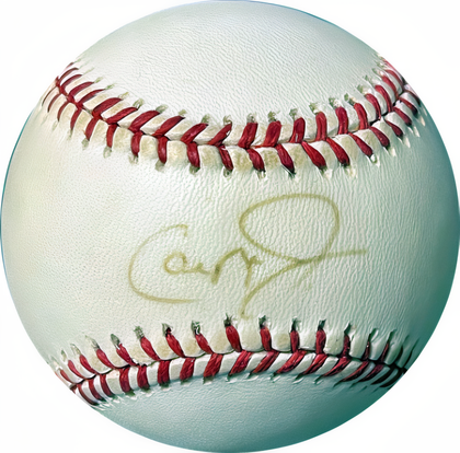 Cal Ripken, Jr. Signed Rawlings Major League Mlb Baseball Imperfect/Sig Fade (Baltimore Orioles)