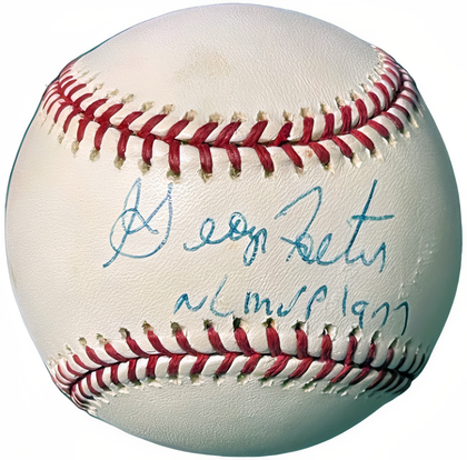 George Foster Signed Rawlings Official Major League Baseball Nl Mvp 1977 Very Minor Tone Spots  Coa (Cincinnati Reds)