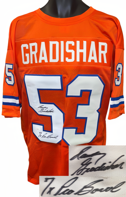 Randy Gradishar Signed Denver Orange Tb Custom Stitched Pro Style Football Jersey 7 X Pro Bowl Xl  Jsa #Gg99513