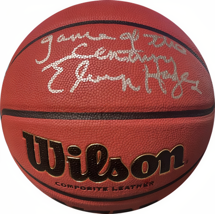 Elvin Hayes Signed Wilson Ncaa Indoor/Outdoor Basketball Game Of The Century Imperfect  Schwartz Sports Holo