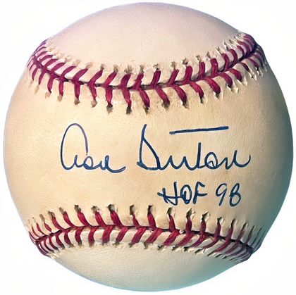Don Sutton Signed Official Rawlings Ronl National League Baseball Minor Tone Spots  Coa (Dodgers/4 Xas/300 Wins/3500 K's)