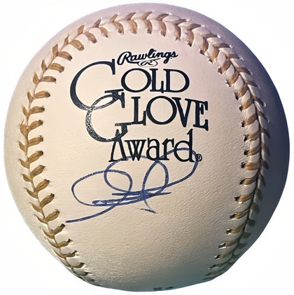 Adam Jones Signed Official Rawlings Gold Glove Award Mlb Baseball  Coa (Orioles/4 Xgg/5 Xas)