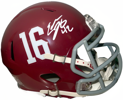 Eddie Lacy Signed Alabama Crimson Tide Ncaa Riddell Speed #16 Mini Helmet #42 – Radtke Sports Coa (3 X Bsc National Champ)