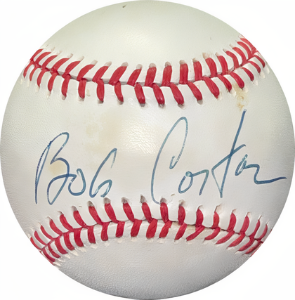 Bob Costas Signed Roal Rawlings Official American League Baseball Minor Tone Spots  Jsa #Nn13622 (Hof/Sportscaster)