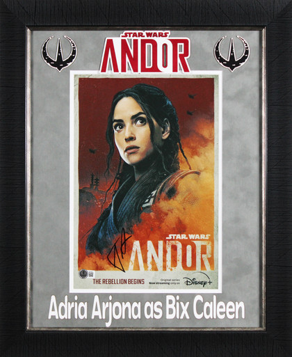 Adria Arjona Star Wars Andor Authentic Signed Framed 9.5x13.5 Photo BAS #BS40951