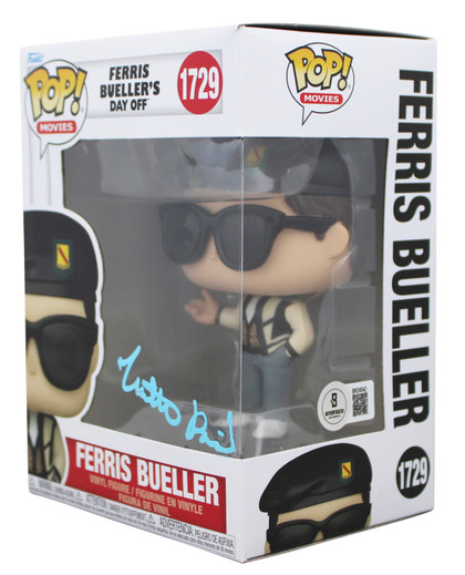 Matthew Broderick Signed Ferris Bueller #1729 Funko Pop Figure BAS #BR24542