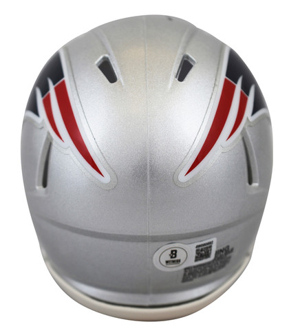 Patriots Ty Law "HOF 2019" Authentic Signed Speed Mini Helmet BAS Witnessed