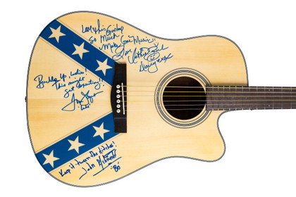 Dukes of Hazzard Signed Acoustic Guitar