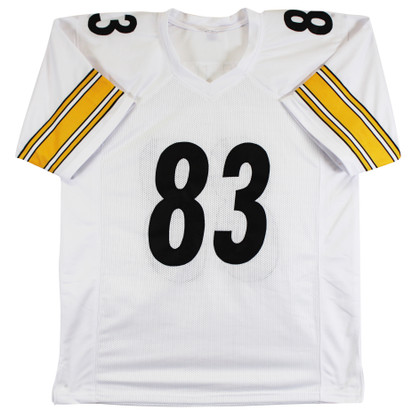 Heath Miller Authentic Signed White Pro Style Jersey Autographed BAS Witnessed