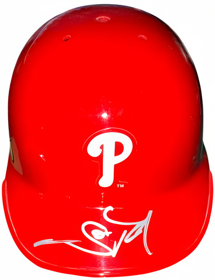 Scott Rolen Signed Philadelphia Phillies Riddell Mlb Mini Batting Helmet  Topps Reserves Certified