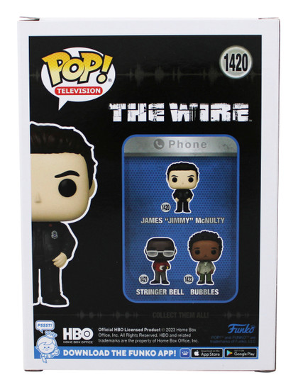 Dominic West The Wire Signed James McNulty #1420 Funko Pop Vinyl Figure BAS