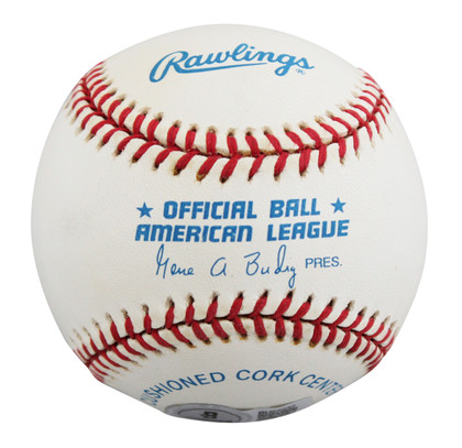 Royals George Brett Authentic Signed Gene Budig OAL Baseball BAS #BU64237