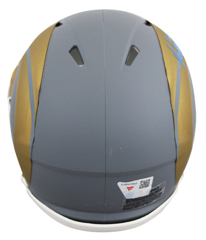 Rams Matthew Stafford Authentic Signed Slate Speed Mini Helmet W/ Case Fanatics