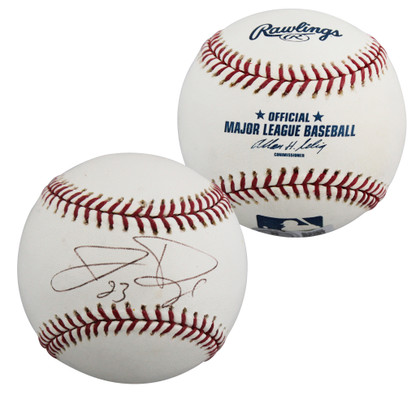 White Sox Jermaine Dye Authentic Signed Allen Selig OML Baseball BAS #BU64203