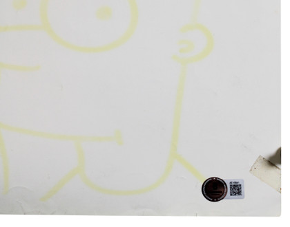 Matt Groening Simpsons Signed 22x31 Poster w/ Bart & Lisa Sketch BAS #AE16841