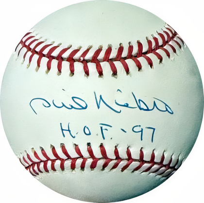 Phil Niekro Signed Ronl Rawlings Official Nl Baseball Hof 97 Minor Tone  Coa (Braves)