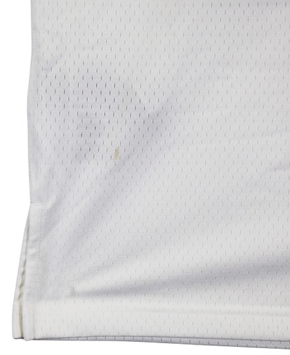 Steelers Joe Greene "Career Stat" Signed White M&N TB Jersey BAS Wit #3W142112