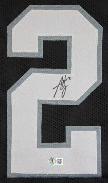 Ashton Jeanty Authentic Signed Black Pro Style Jersey Autographed BAS Witness 2