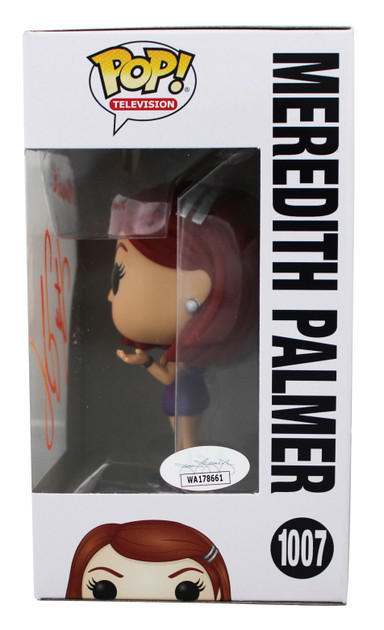 Kate Flannery The Office "Meredith" Signed #1007 Funko Pop Vinyl Figure JSA