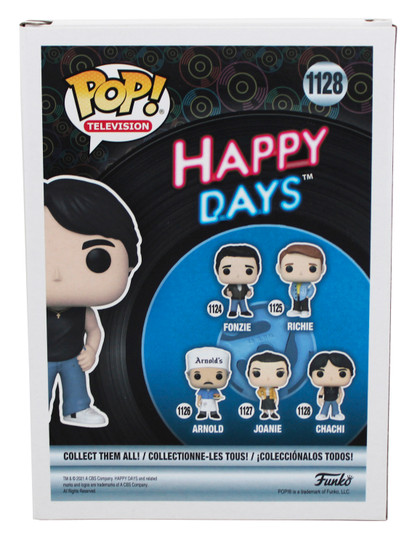 Scott Baio Happy Days "Chachi" Signed #1128 Funko Pop Vinyl Figure JSA #QQ80123