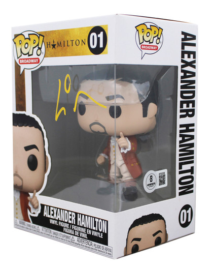 Lin-Manuel Miranda Signed Alexander Hamilton Funko Pop Vinyl Figure BAS #BT63338
