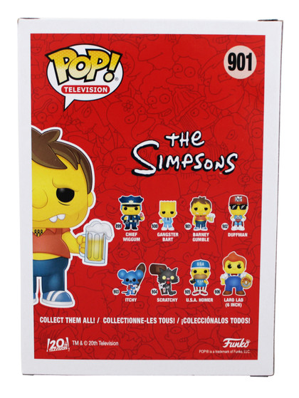 Dan Castellaneta The Simpsons Signed Barney #901 Funko Pop Figure JSA #UU18303