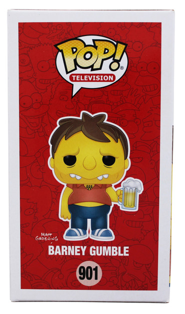 Dan Castellaneta The Simpsons Signed Barney #901 Funko Pop Figure JSA #UU18303