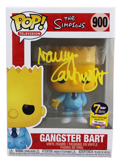 Nancy Cartwright The Simpsons Signed #900 Funko Pop Vinyl Figure JSA #AB07315