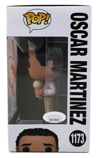 Oscar Nunez The Office Signed Oscar #1173 Funko Pop Vinyl Figure JSA #WA178185