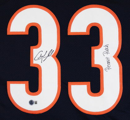 Charles Tillman "Peanut Punch" Signed Navy Pro Style Jersey BAS Witnessed