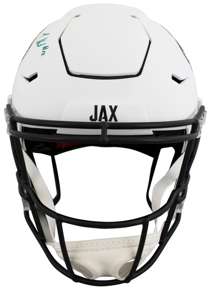 Jaguars Travis Hunter Signed 2024 On-Field Alt Speed Flex Full Size Helmet BAS W