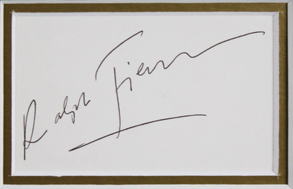 Daniel Radcliffe & Ralph Fiennes Harry Potter Signed Framed Display BAS #AE13818