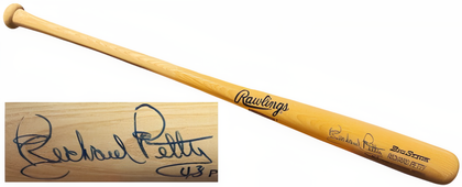 Richard Petty Signed Rawlings/Adirondack Personal Name Engraved Model Natural Bat #43  Coa (Very Rare Bat Sig)