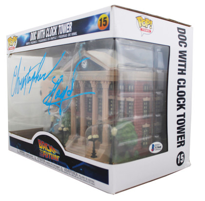 Christopher Lloyd Back To The Future Signed #15 Funko Pop Figure BAS #X15648