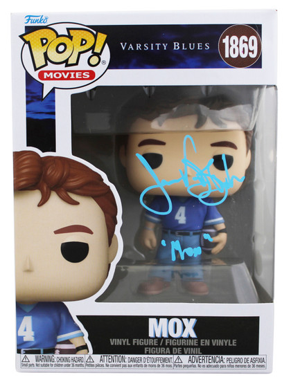 James Van Der Beek Varsity Blues "Mox" Signed #1869 Funko Pop Vinyl Figure JSA