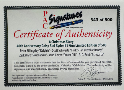 Red Ryder Christmas Story BB Rifle 6 Kids #343 of 500