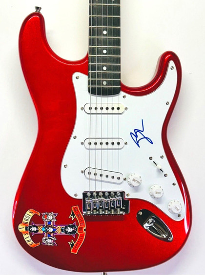 Izzy Stradlin Signed Guitar