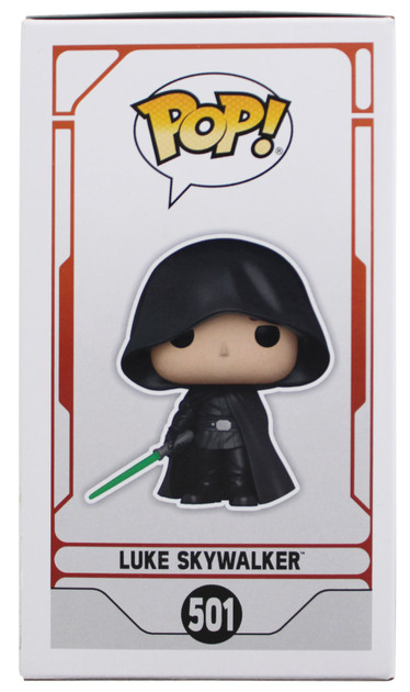 Mark Hamill Star Wars Signed Luke Skywalker #501 Funko Pop Figure BAS #AE64154