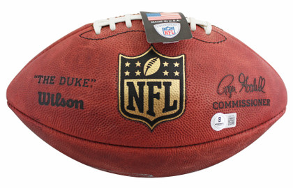 Patriots Tom Brady Signed Official Wilson "The Duke" Nfl Football BAS #AE64156