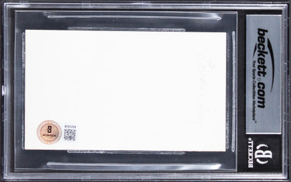Lorraine Gary Jaws Authentic Signed 3x5 Index Card Autographed BAS Slabbed 1